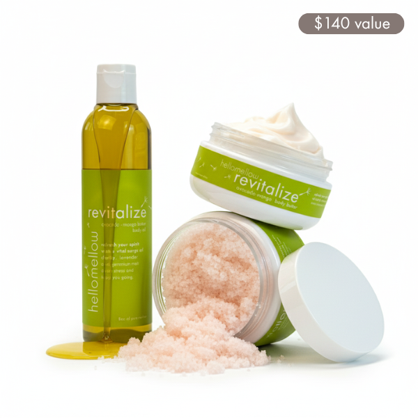 essential routine · revitalize