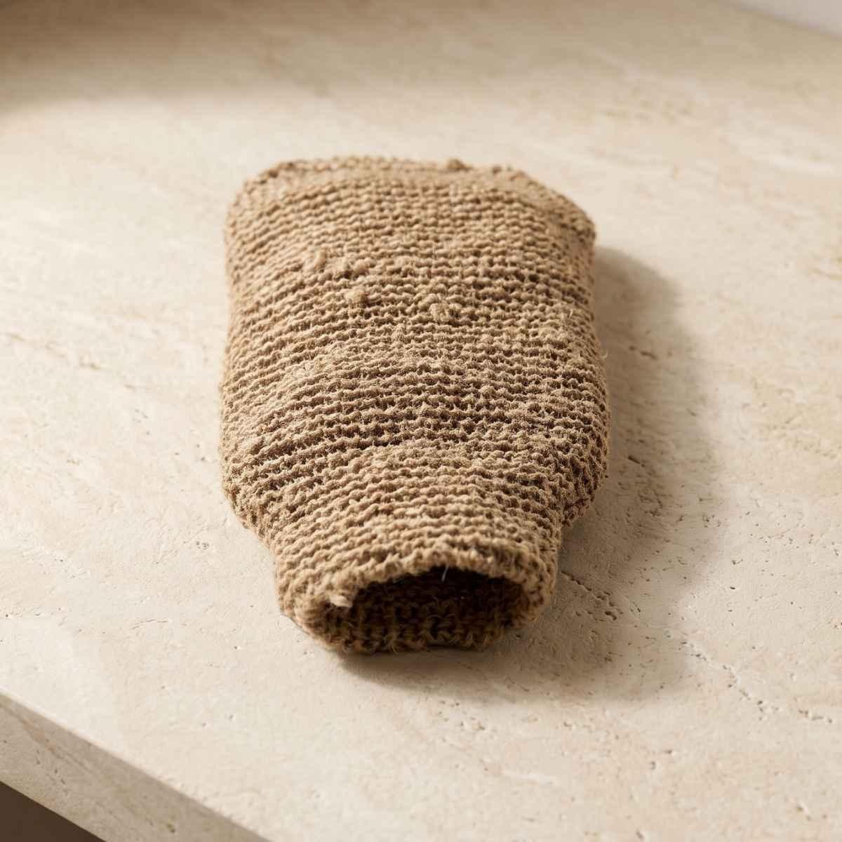 jute exfoliating gloves included with the first consistency plan body scrub shipment for scrub days.
