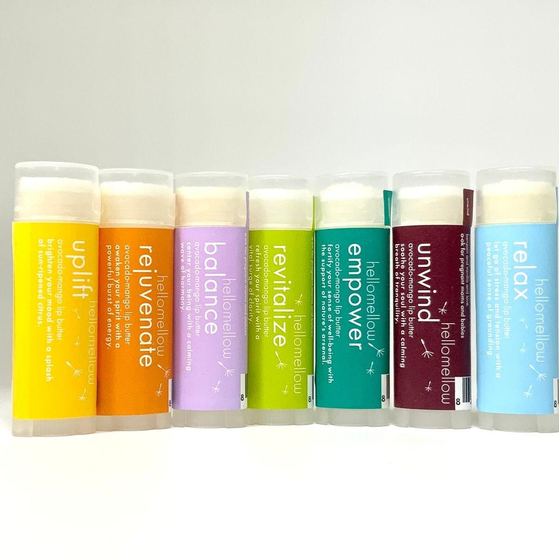 all lip butter aromas pictured together