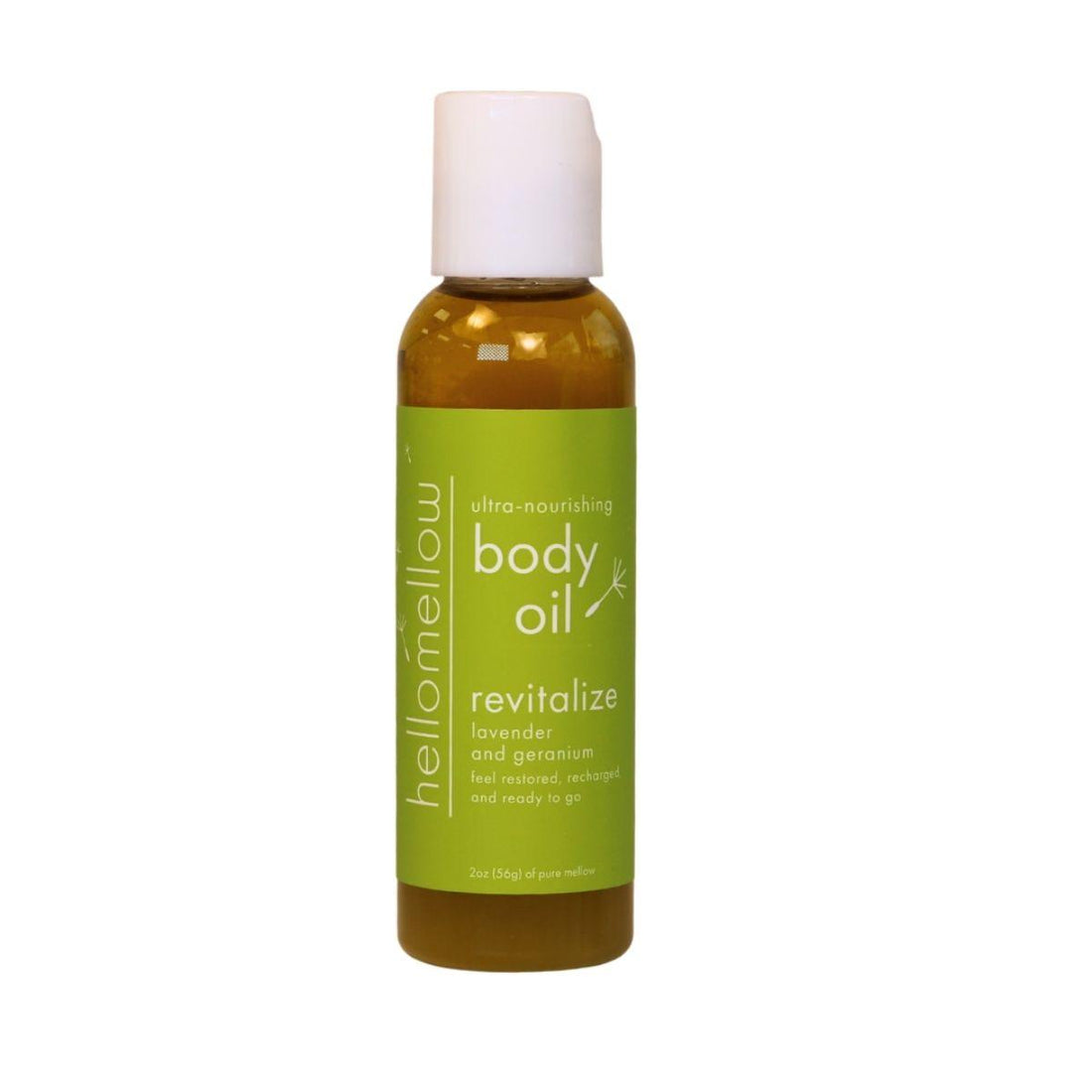 mini revitalize oil with a white background