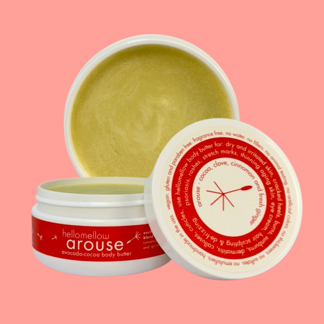body butter + free cozy heart socks - arouse LIMITED EDITION