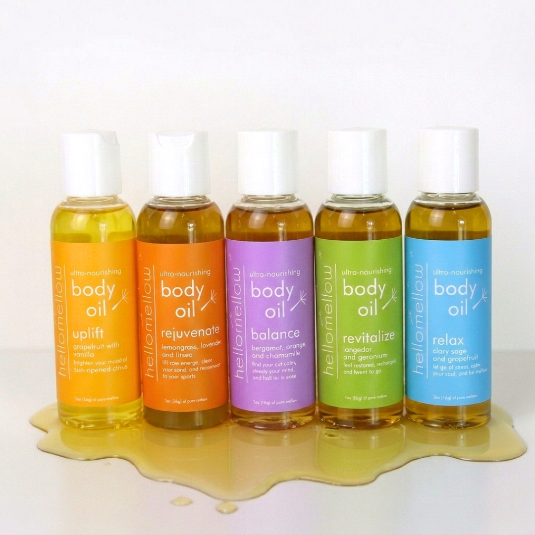 body oil try me set