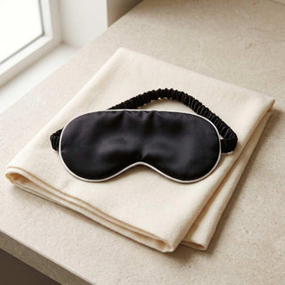 an eye pillow for bath time
