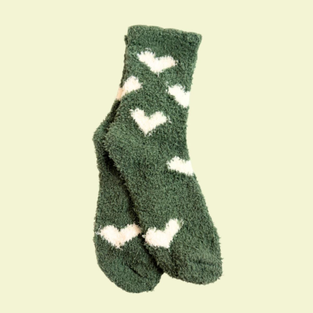 dk green cozy sock