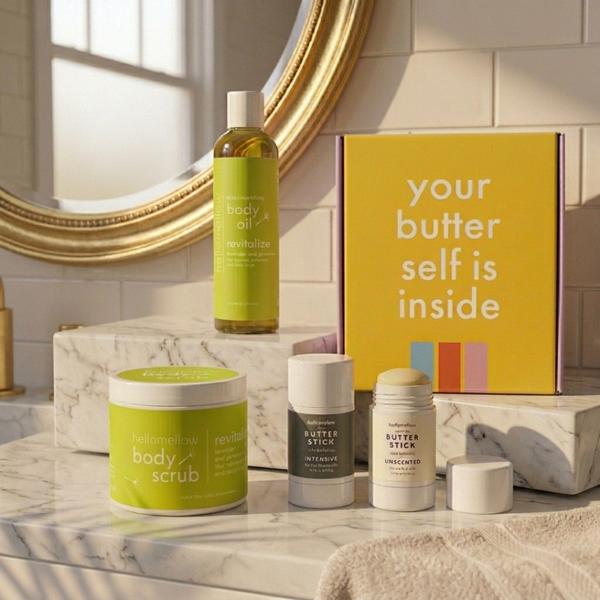 essential routine · revitalize
