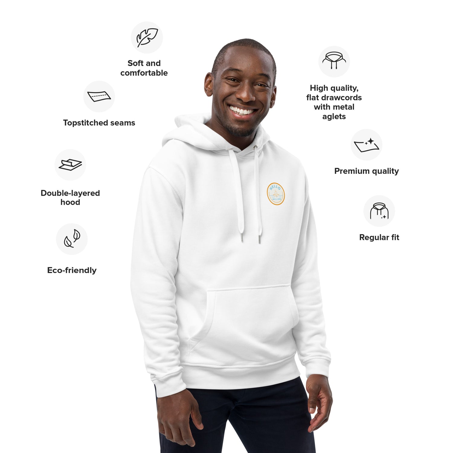 HELLOMELLOW Zen Premium Eco Hoodie