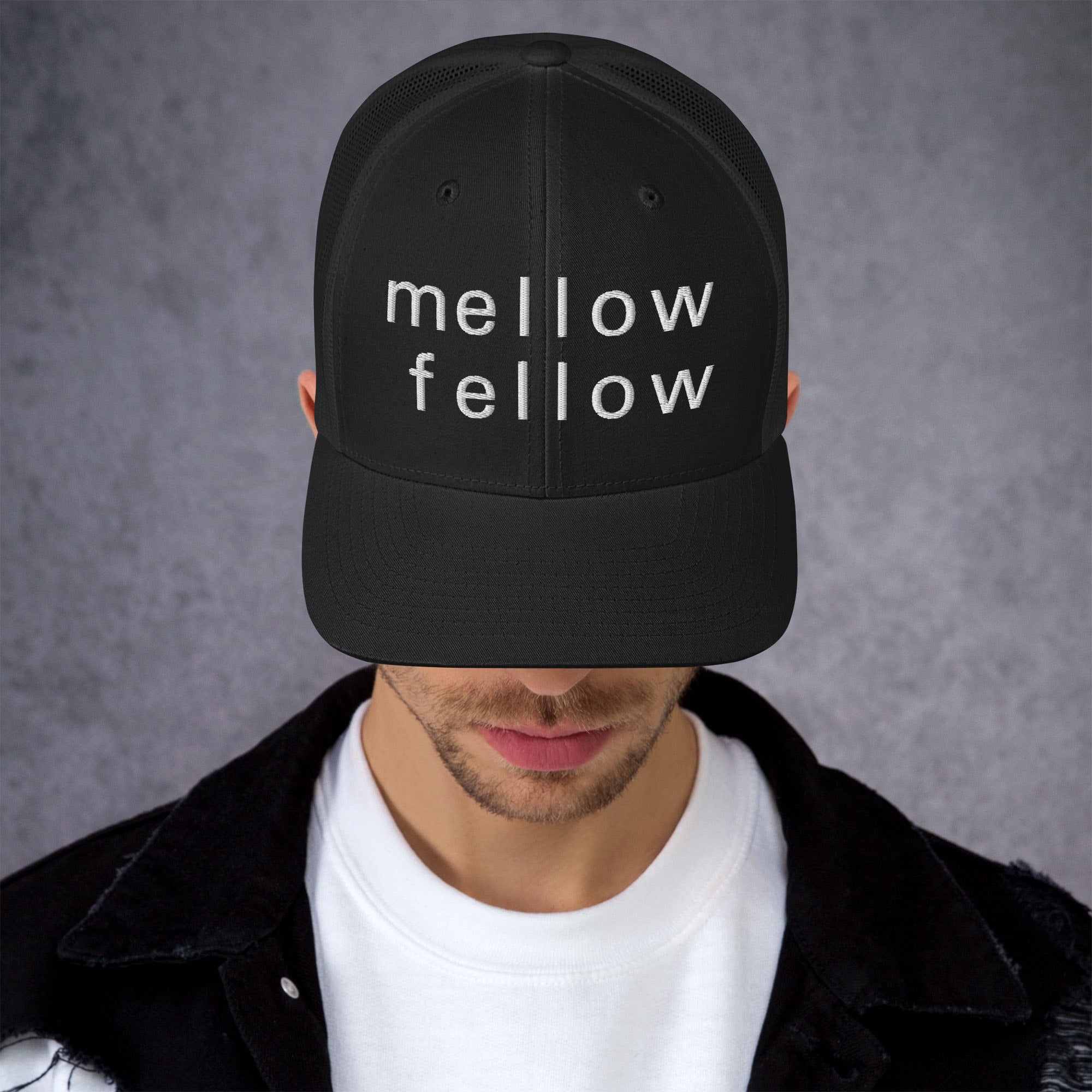 mellow fellow trucker cap