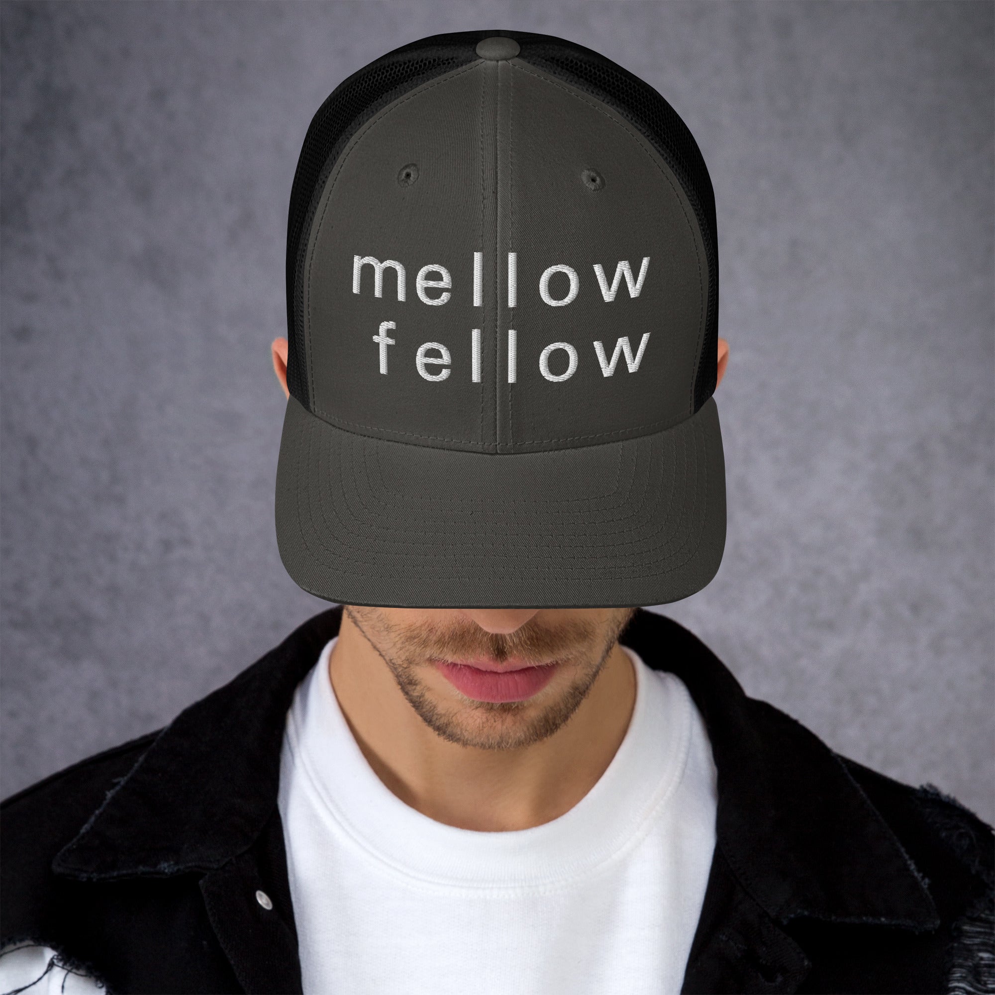 mellow fellow trucker cap