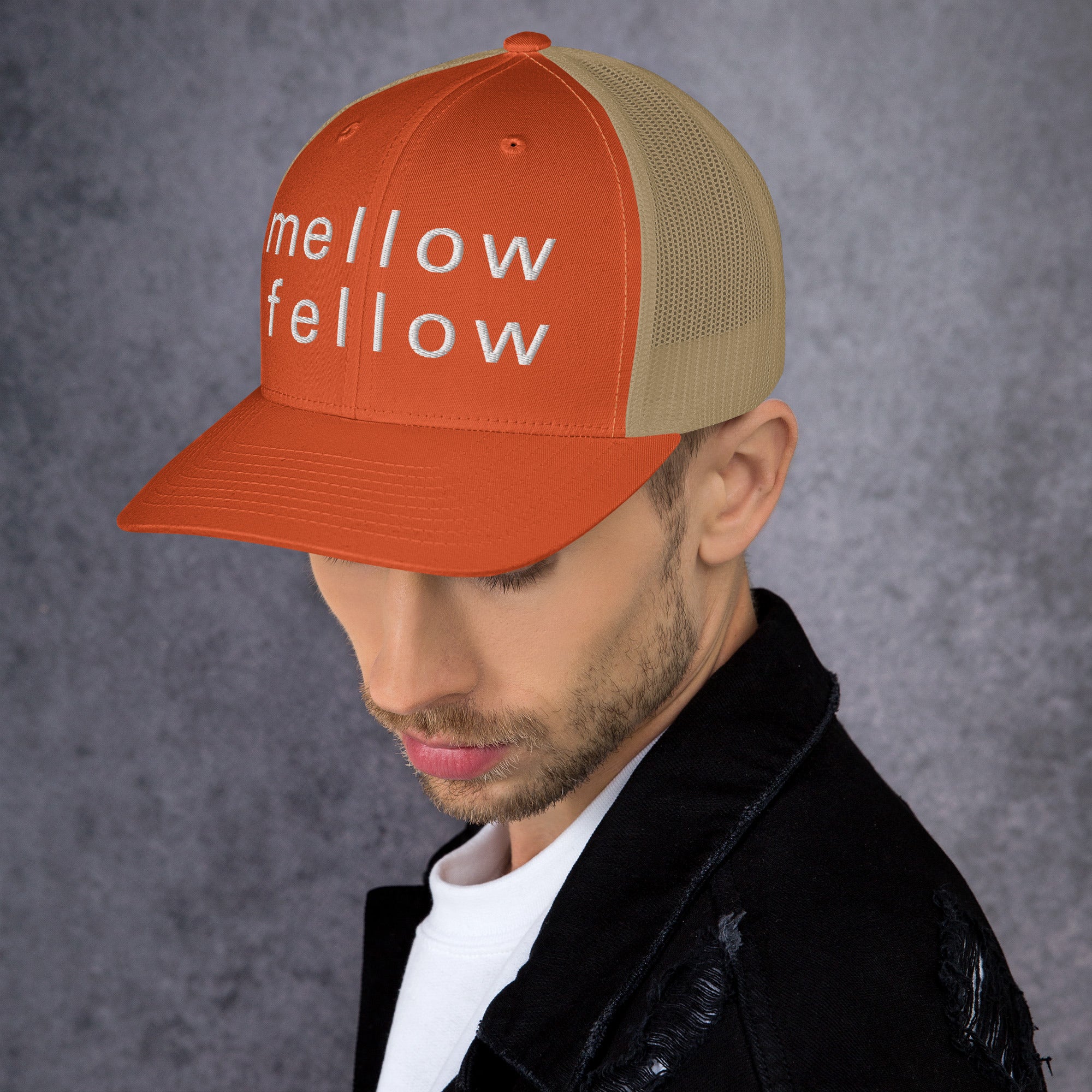 mellow fellow trucker cap