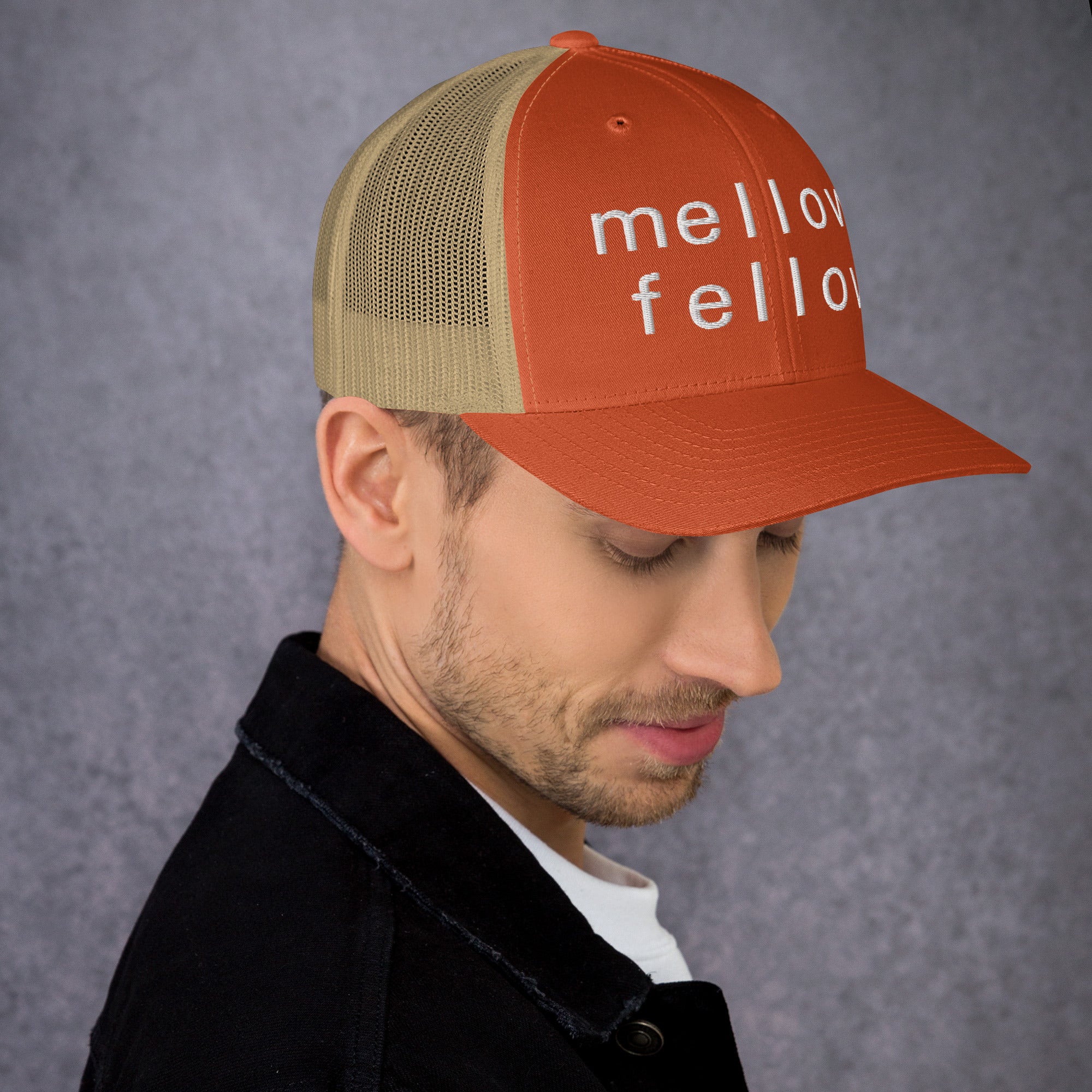 mellow fellow trucker cap