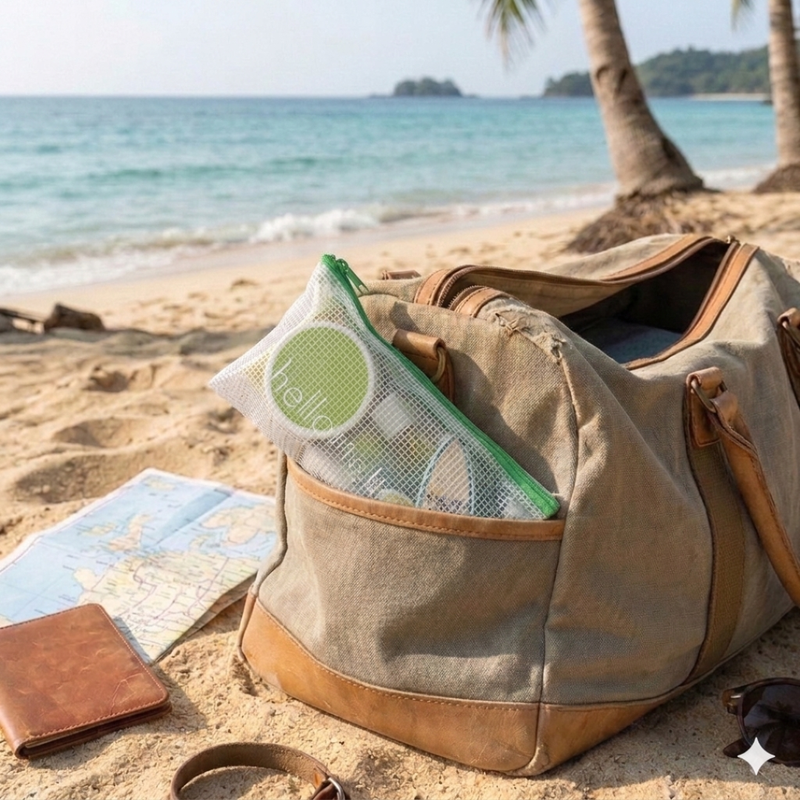 vacay vibes waterproof travel bag