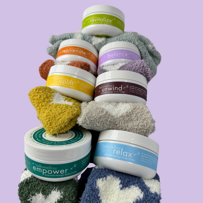 body butter &amp; cozy socks - pick your intention