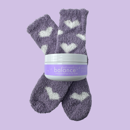 body butter &amp; cozy socks - pick your intention