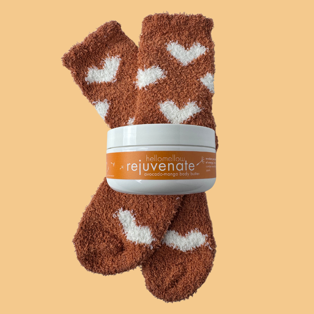 body butter &amp; cozy socks - pick your intention