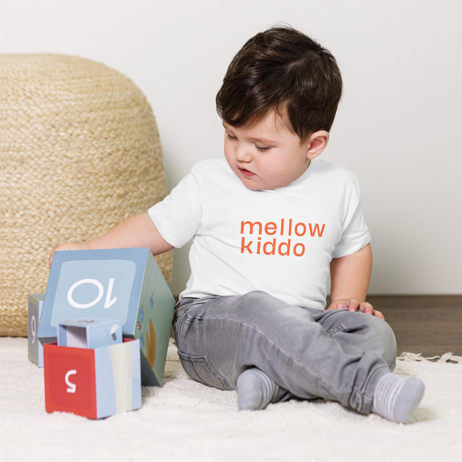 Toddler Mellow Kiddo Tee Orange