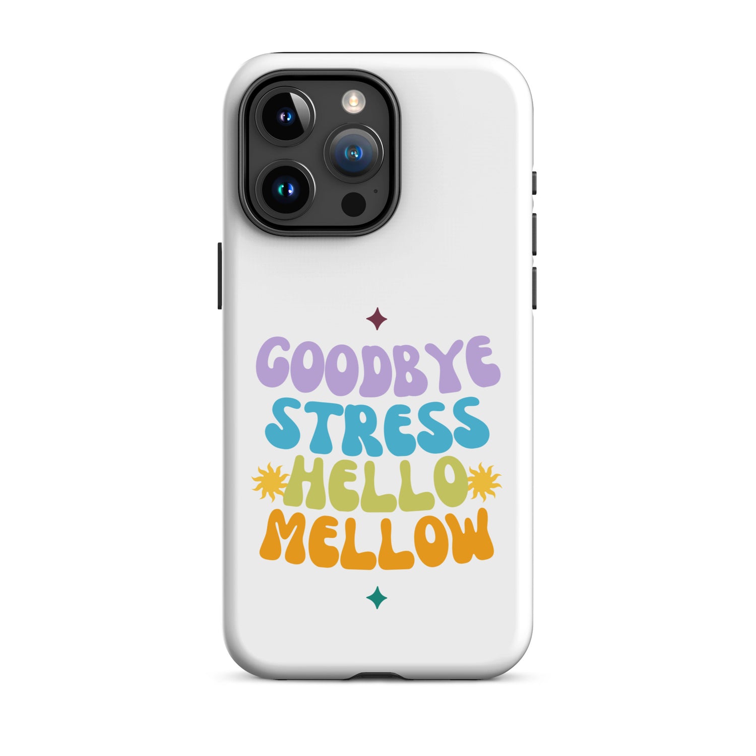 GOODBYE STRESS Retro Tough Case for iPhone®