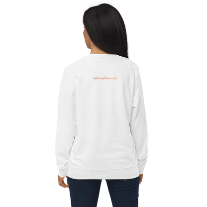 MELLOW MAMA  Organic Sweatshirt Orange