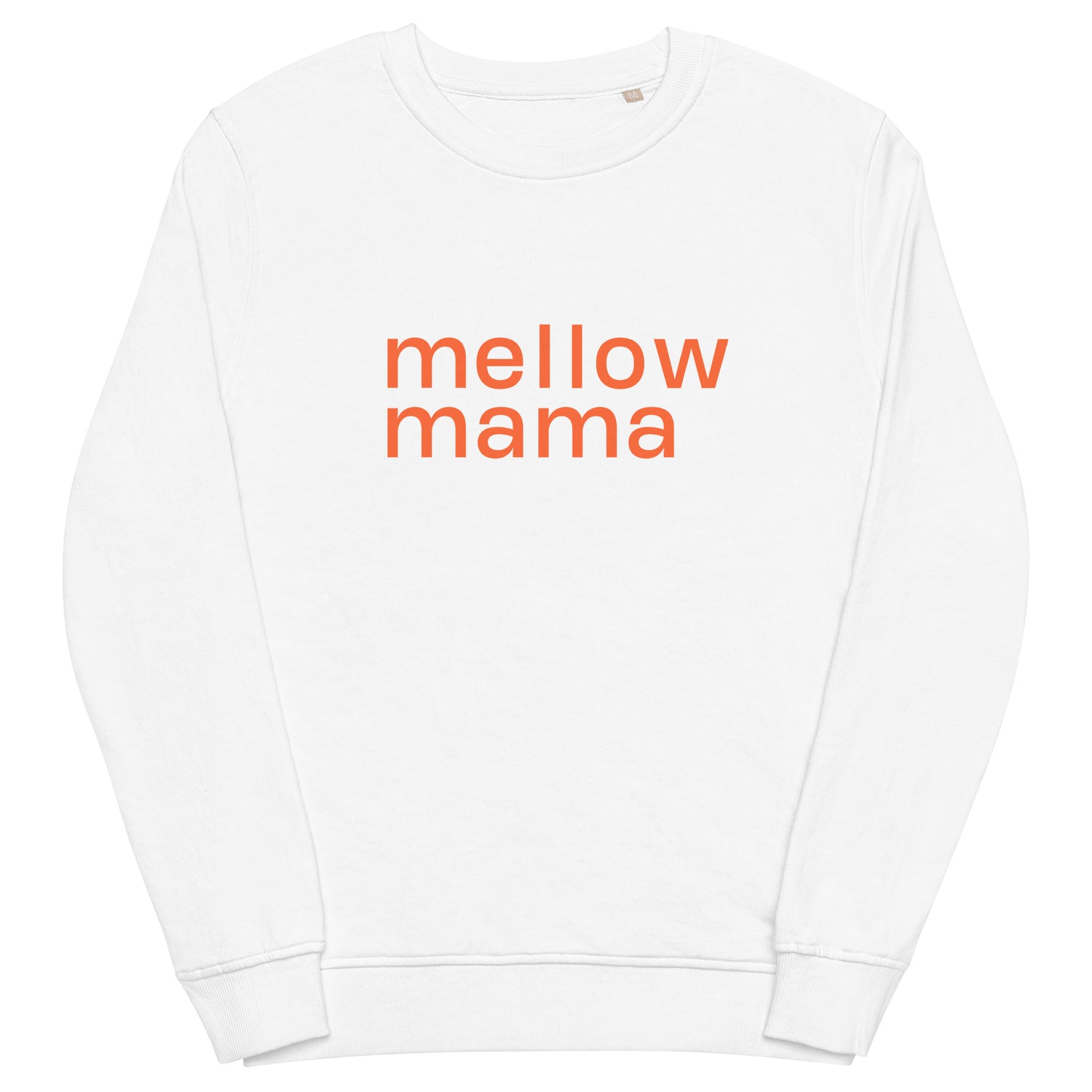 MELLOW MAMA  Organic Sweatshirt Orange