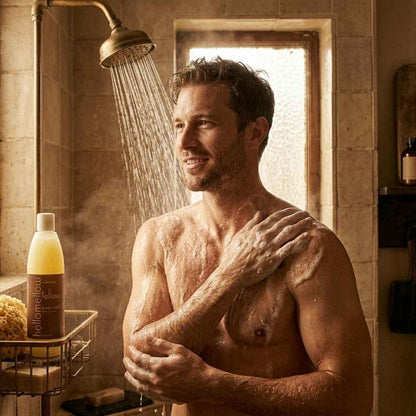washing with hellomellow fellow bodywash