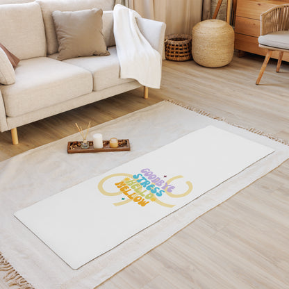 GOODBYE STRESS Retro Yoga Mat