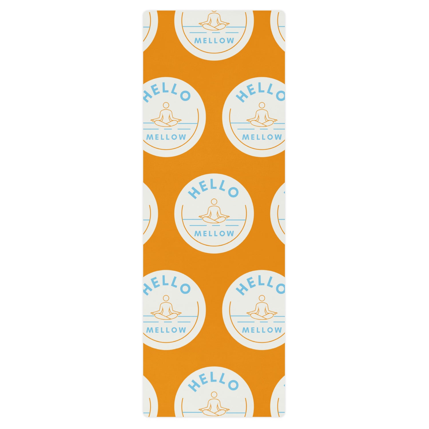 HELLOMELLOW Zen Orange Yoga Mat