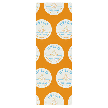 HELLOMELLOW Zen Orange Yoga Mat